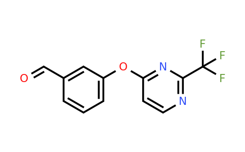 CAS 1086379-00-1 | 3-((2-(Trifluoromethyl)pyrimidin-4-yl)oxy)benzaldehyde