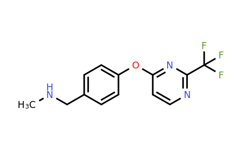 CAS 1086379-21-6 | N-Methyl-1-(4-((2-(trifluoromethyl)pyrimidin-4-yl)oxy)phenyl)methanamine