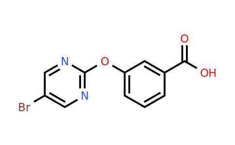 CAS 1086379-59-0 | 3-((5-Bromopyrimidin-2-yl)oxy)benzoic acid