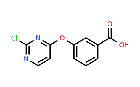 CAS 1086379-66-9 | 3-((2-Chloropyrimidin-4-yl)oxy)benzoic acid