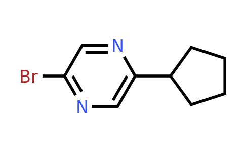 CAS 1086382-82-2 | 2-Bromo-5-(cyclopentyl)pyrazine