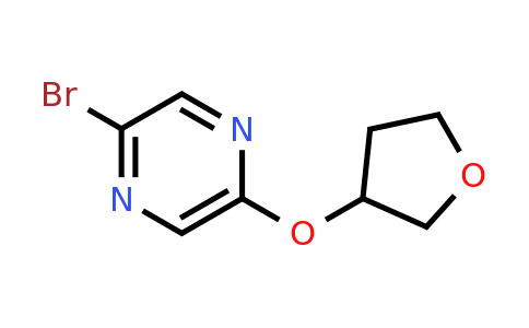 CAS 1086382-90-2 | 2-bromo-5-((tetrahydrofuran-3-yl)oxy)pyrazine