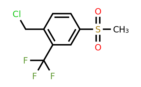 CAS 1086389-83-4 | 2-(Chloromethyl)-5-(methylsulphonyl)benzotrifluoride