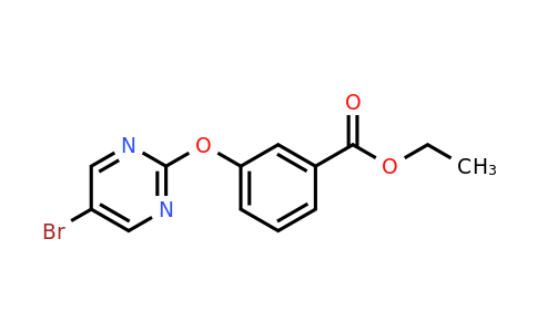 CAS 1086397-54-7 | Ethyl 3-((5-bromopyrimidin-2-yl)oxy)benzoate
