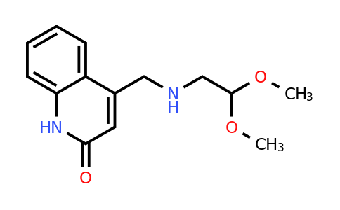 CAS 1086397-65-0 | 4-(((2,2-Dimethoxyethyl)amino)methyl)quinolin-2(1H)-one