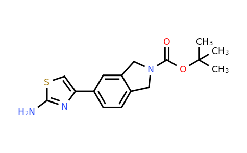 CAS 1086398-06-2 | tert-Butyl 5-(2-aminothiazol-4-yl)isoindoline-2-carboxylate