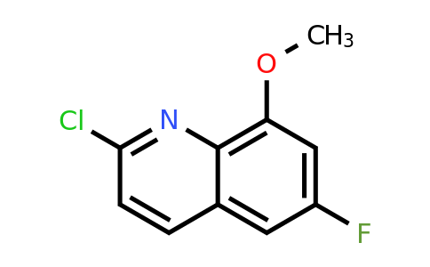CAS 1086398-43-7 | 2-Chloro-6-fluoro-8-methoxyquinoline
