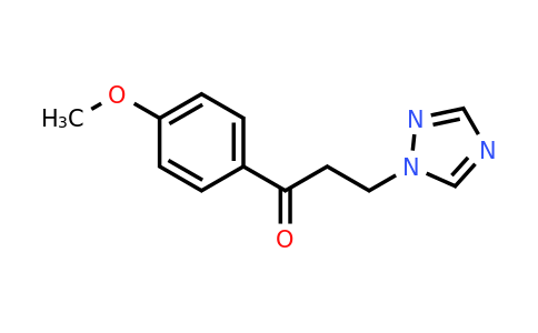 CAS 108664-74-0 | 1-(4-methoxyphenyl)-3-(1H-1,2,4-triazol-1-yl)propan-1-one