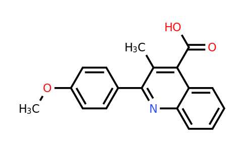 CAS 108717-24-4 | 2-(4-Methoxyphenyl)-3-methylquinoline-4-carboxylic acid