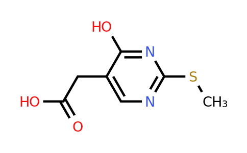 CAS 1087605-38-6 | 2-(4-Hydroxy-2-(methylthio)pyrimidin-5-yl)acetic acid