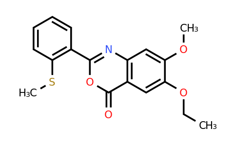 CAS 1087624-28-9 | 6-ethoxy-7-methoxy-2-[2-(methylsulfanyl)phenyl]-4H-3,1-benzoxazin-4-one