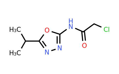 CAS 1087784-21-1 | 2-Chloro-N-[5-(propan-2-yl)-1,3,4-oxadiazol-2-yl]acetamide