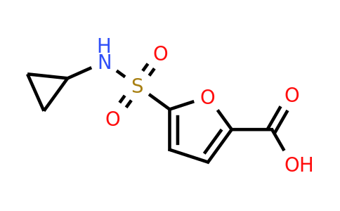 CAS 1087784-27-7 | 5-(Cyclopropylsulfamoyl)furan-2-carboxylic acid