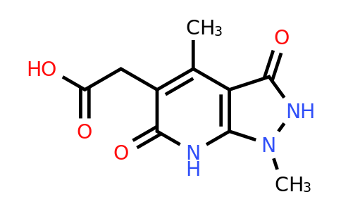 CAS 1087784-33-5 | 2-{1,4-dimethyl-3,6-dioxo-1H,2H,3H,6H,7H-pyrazolo[3,4-b]pyridin-5-yl}acetic acid