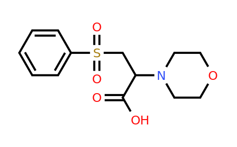 CAS 1087784-41-5 | 3-(Benzenesulfonyl)-2-(morpholin-4-yl)propanoic acid