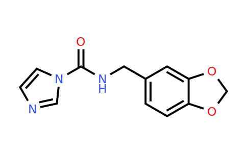 CAS 1087784-50-6 | N-(2H-1,3-Benzodioxol-5-ylmethyl)-1H-imidazole-1-carboxamide