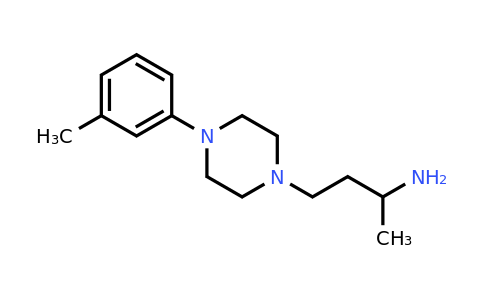 CAS 1087784-53-9 | 4-[4-(3-Methylphenyl)piperazin-1-yl]butan-2-amine