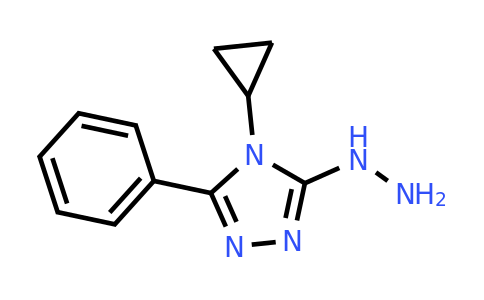 CAS 1087784-58-4 | 4-Cyclopropyl-3-hydrazinyl-5-phenyl-4H-1,2,4-triazole