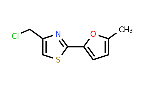 CAS 1087784-63-1 | 4-(Chloromethyl)-2-(5-methylfuran-2-yl)-1,3-thiazole