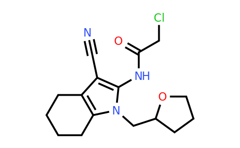 CAS 1087784-66-4 | 2-Chloro-N-[3-cyano-1-(oxolan-2-ylmethyl)-4,5,6,7-tetrahydro-1H-indol-2-yl]acetamide