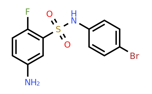 CAS 1087784-69-7 | 5-Amino-N-(4-bromophenyl)-2-fluorobenzene-1-sulfonamide