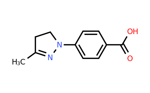 CAS 1087784-74-4 | 4-(3-Methyl-4,5-dihydro-1H-pyrazol-1-yl)benzoic acid