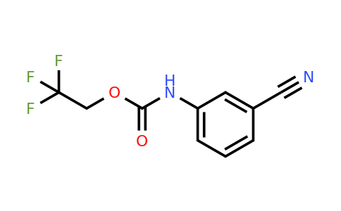 CAS 1087788-60-0 | 2,2,2-Trifluoroethyl N-(3-cyanophenyl)carbamate