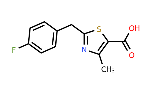 CAS 1087792-10-6 | 2-[(4-Fluorophenyl)methyl]-4-methyl-1,3-thiazole-5-carboxylic acid