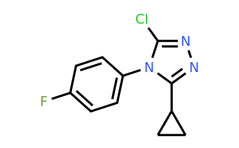 CAS 1087792-20-8 | 3-Chloro-5-cyclopropyl-4-(4-fluorophenyl)-4H-1,2,4-triazole