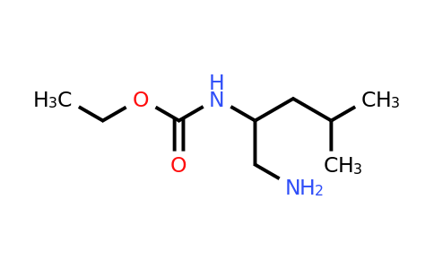 CAS 1087792-22-0 | Ethyl N-(1-amino-4-methylpentan-2-yl)carbamate