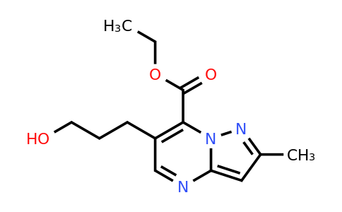 CAS 1087792-41-3 | Ethyl 6-(3-hydroxypropyl)-2-methylpyrazolo[1,5-a]pyrimidine-7-carboxylate