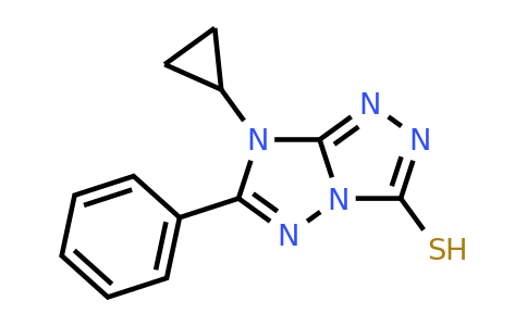 CAS 1087792-48-0 | 7-Cyclopropyl-6-phenyl-7H-[1,2,4]triazolo[4,3-b][1,2,4]triazole-3-thiol