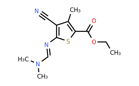 CAS 1087792-54-8 | Ethyl 4-cyano-5-{[(dimethylamino)methylidene]amino}-3-methylthiophene-2-carboxylate