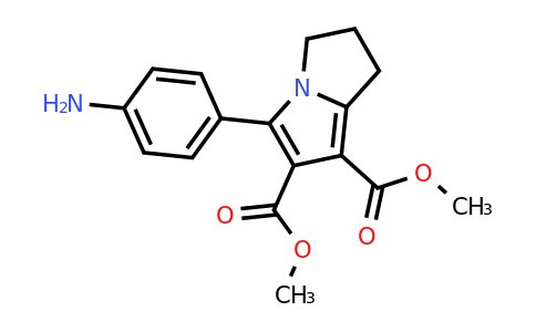 CAS 1087792-56-0 | 6,7-Dimethyl 5-(4-aminophenyl)-2,3-dihydro-1H-pyrrolizine-6,7-dicarboxylate