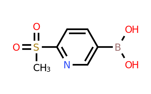 CAS 1088496-41-6 | 2-(Methylsulfonyl)pyridine-5-boronic acid