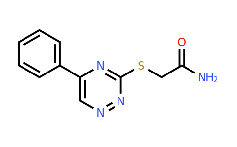 2-((5-Phenyl-1,2,4-triazin-3-yl)thio)acetamide