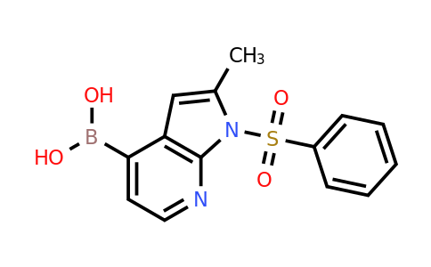 CAS 1089669-74-8 | B-[2-methyl-1-(phenylsulfonyl)-1H-pyrrolo[2,3-b]pyridin-4-yl]boronic acid