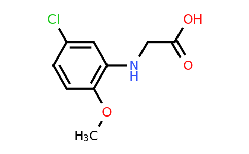 CAS 108994-41-8 | 2-[(5-Chloro-2-methoxyphenyl)amino]acetic acid