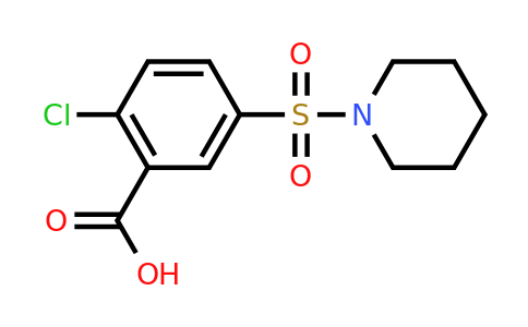 CAS 109029-95-0 | 2-chloro-5-(piperidine-1-sulfonyl)benzoic acid