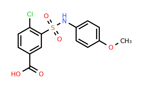 CAS 109029-99-4 | 4-chloro-3-[(4-methoxyphenyl)sulfamoyl]benzoic acid