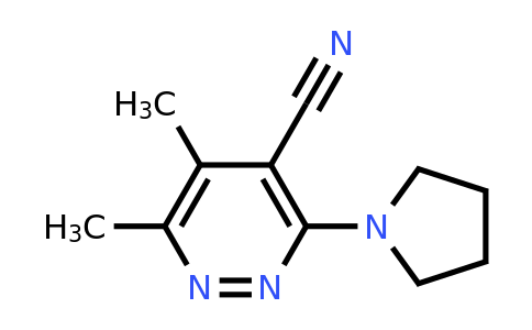 CAS 1090535-67-3 | 5,6-Dimethyl-3-(pyrrolidin-1-yl)pyridazine-4-carbonitrile
