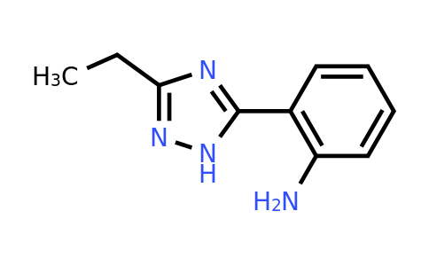 CAS 1090921-40-6 | 2-(3-ethyl-1H-1,2,4-triazol-5-yl)aniline