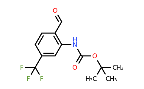 CAS 109133-94-0 | Tert-butyl 2-formyl-5-(trifluoromethyl)phenylcarbamate