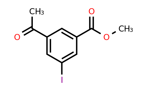 CAS 1091632-25-5 | Methyl 3-acetyl-5-iodobenzoate