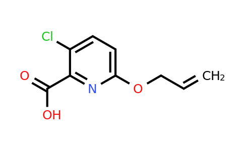 CAS 1092277-07-0 | 3-Chloro-6-(prop-2-en-1-yloxy)pyridine-2-carboxylic acid