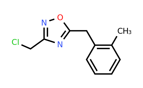 CAS 1092280-36-8 | 3-(chloromethyl)-5-[(2-methylphenyl)methyl]-1,2,4-oxadiazole