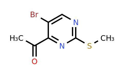 CAS 1092287-25-6 | 1-(5-Bromo-2-(methylthio)pyrimidin-4-yl)ethanone