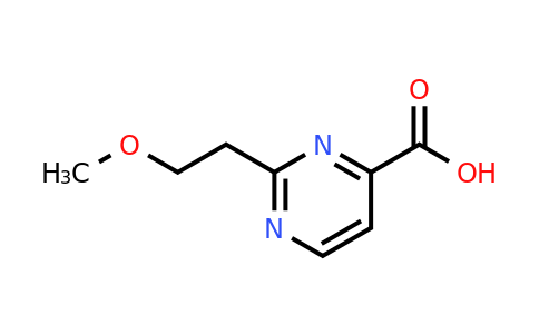 CAS 1092299-86-9 | 2-(2-Methoxyethyl)pyrimidine-4-carboxylic acid