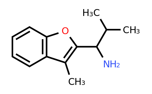 CAS 1092304-31-8 | 2-Methyl-1-(3-methyl-1-benzofuran-2-yl)propan-1-amine