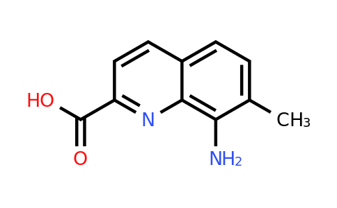 CAS 1092304-70-5 | 8-Amino-7-methylquinoline-2-carboxylic acid